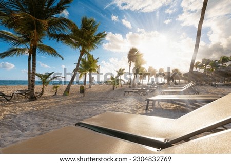 Bavaro Beach in Punta Cana at the Dominican Republic