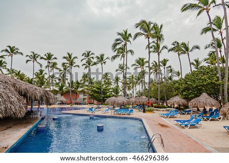 Punta Cana Resorts >> Bavaro Punta Cana Dominican Republic June Arkistovalokuva Punta Cana Resorts >> Bavaro Punta Cana Dominican Republic June Arkistovalokuva