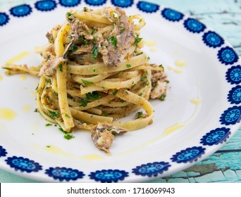 Bavette Pasta With Sardines And Breadcrumbs, Italy