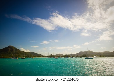 Bay At Antigua, Caribbean Sea