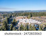  Bay Area Hospital in Coos Bay, Oregon, aerial view. 