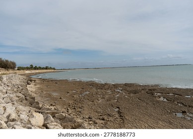 Bay and Beach View from Phare des Baleines  le de Re, France