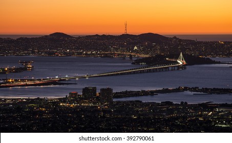 Bay Bridge From Grizzly Peak