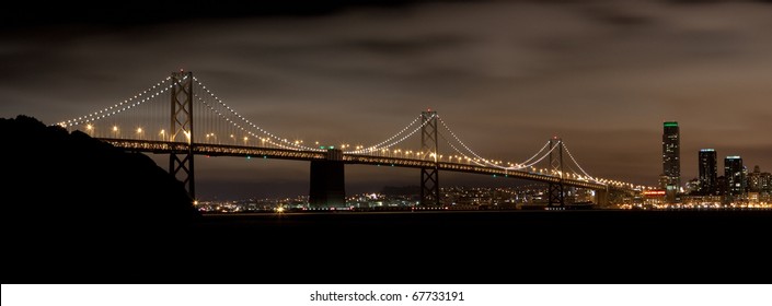 Bay Bridge At Night