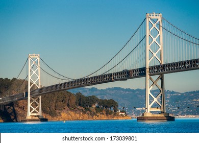 Bay Bridge In San Francisco, California, USA.