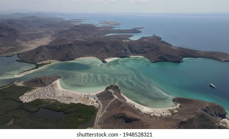 Bay Formed In Isla Espiritu Santo, Mexico