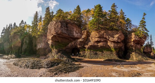 Bay Of Fundy In East Canada.