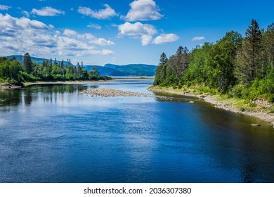 Bay Mill, Where River Meets The Saguenay Fjord, On The Fjord Hiking Trail Near Sacré Coeur, Quebec (Canada)