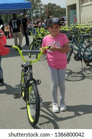 Bay Point, California / United States - April 29 2019: Contra Costa County Sheriff Bike Rodeo