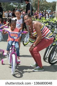 Bay Point, California / United States - April 29 2019: Contra Costa County Sheriff Bike Rodeo