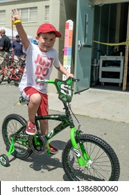 Bay Point, California / United States - April 29 2019: Contra Costa County Sheriff Bike Rodeo