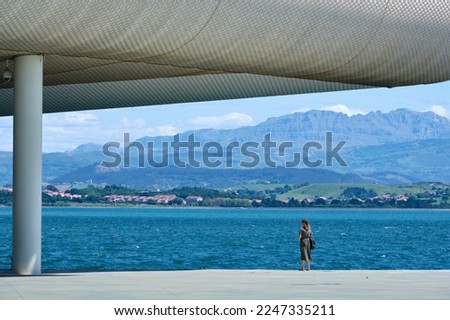 Bay of Santander view from Centro Botin Exhibition Center