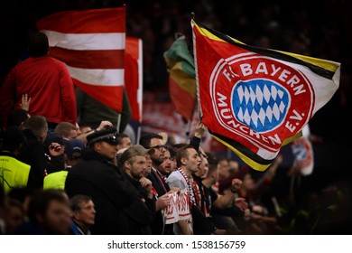 Bayern Munich Fans - Tottenham Hotspur V Bayern Munich, UEFA Champions League - Group B, Tottenham Hotspur Stadium, London, UK - 1st October 2019
