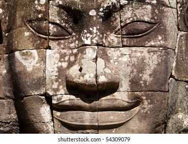 Bayon Face, Angkor, Cambodia