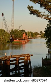 Bayou At Sunset