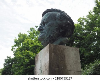 BAYREUTH, GERMANY - CIRCA JUNE 2022: Bust Of Siegfried Wagner By Sculptor Arno Breker Circa 1986