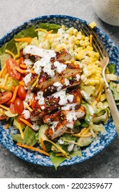 BBQ Chicken Salad With Ranch Dressing