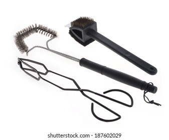 BBQ Grill Brush And  Tong