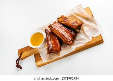 BBQ Ribs With Mustard Sauce