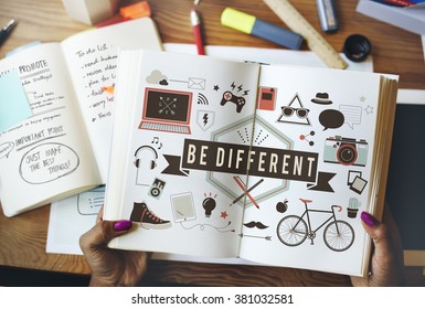 Be Different Ideas Significant Effect Change Difference Concept