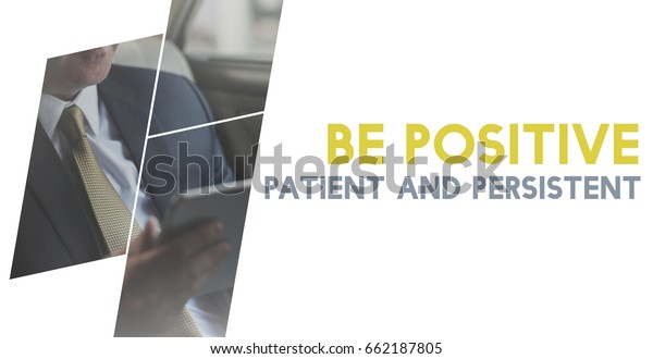 Be Positive Patient and Persistent Motivation\
Word Graphic