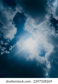 Be the sun breaking through the clouds