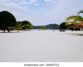 The beach