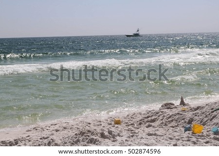 The beach