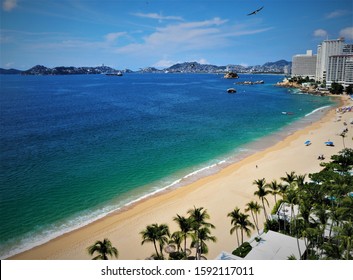 Beach In Acapulco In Mexico 