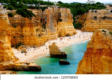 Beach In Algarve Coast - Portugal