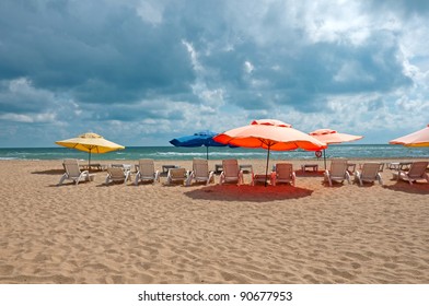 The Beach In Anapa On The Black Sea, Russia