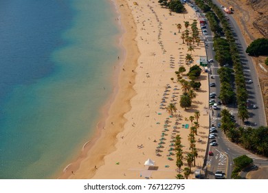 Beach Arial, People On Beach From Above