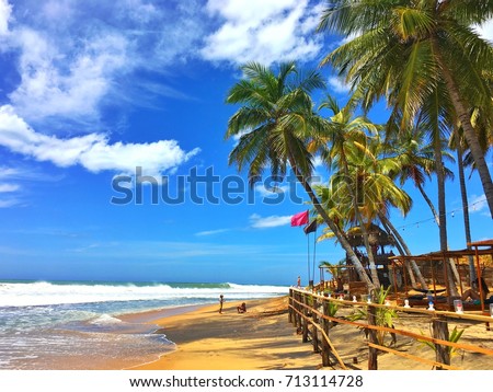 Beach in Arugam Bay, Sri Lanka