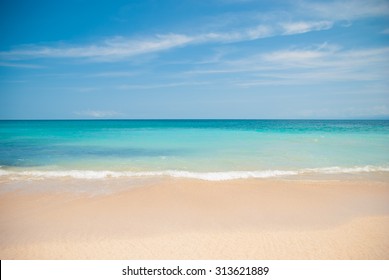 Beach In Bali Called Dreamland. Shore Line And Wave