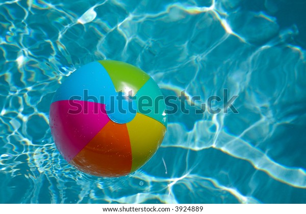 pink and blue beach balls