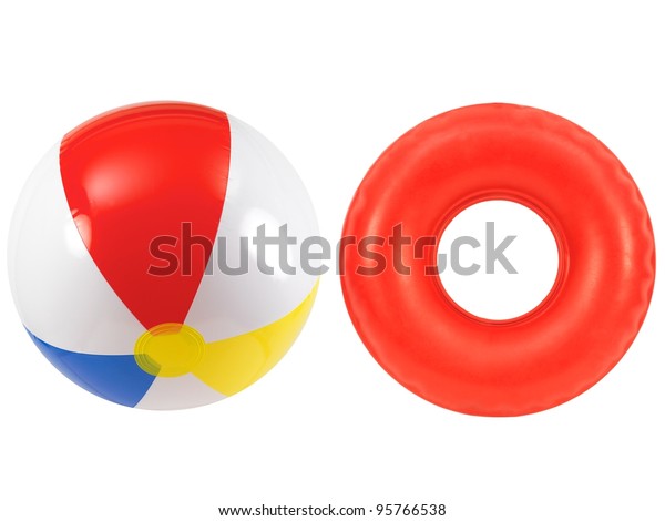 rubber beach ball