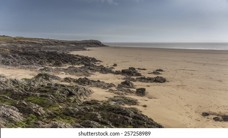 Beach At Barry Island In Wales