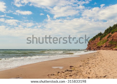 Beach at Basin Head (Point East Coastal Drive, Prince Edward Island, Canada)