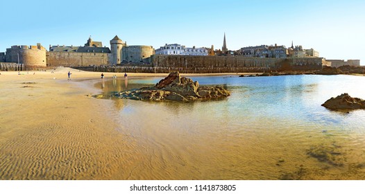 Plage Saint Malo Stock Photos Images Photography