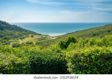 Beach of Bidart Basque coast France - Shutterstock ID 2322928159
