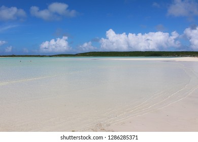 Beach And Blue Sea, Long Island, Bahamas