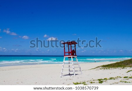 Beach of Blue, Veradero, Cuba