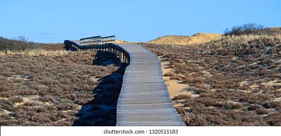 Beach Boardwalk Plum Island Massachusetts