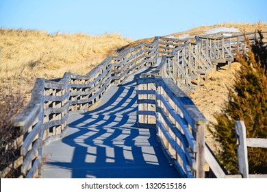 Beach Boardwalk Plum Island Massachusetts