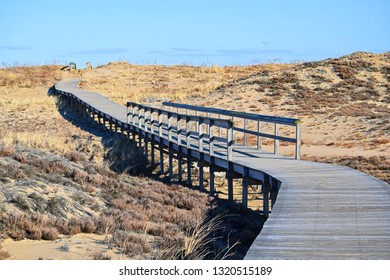 Beach Boardwalk Plum Island Massachusetts