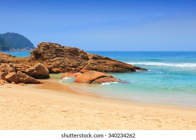 Beach in Brazil - Costa Verde (Green Coast) in Trindade near Paraty. State of Rio de Janeiro. - Shutterstock ID 340234262