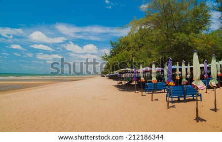 Beach and brella