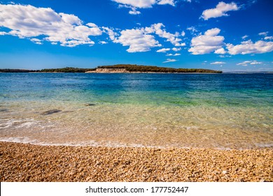 Beach Of Brijuni Island