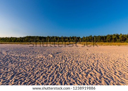 Similar – Beach at the Polish Baltic Sea coast