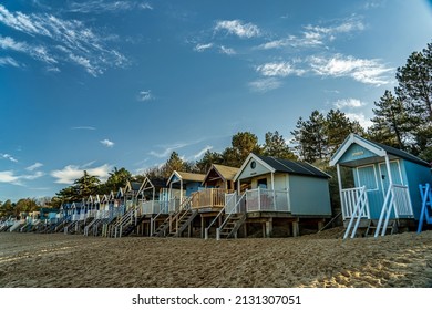 Beach Cabins In England, Seaside